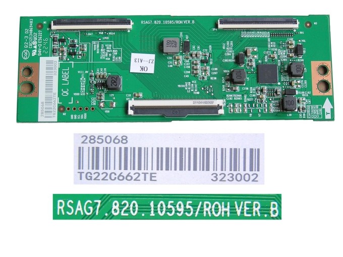 T-CON modul LCD RSAG7-820-10595/ROH pro Hisense 43"