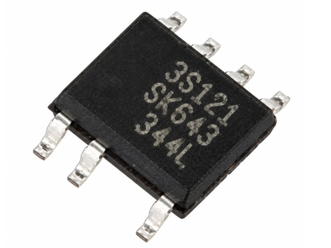 Výkonový integrovaný obvod SSC3S121 pro impulzní zdroje SOP-7