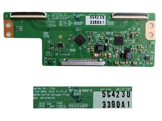 T-Con LCD LED modul 6870C-0471D V14 60Hz 1G1D T1 V1.0 pro 55" TV