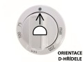Ovládací knoflík termostatu trouby 250315006 bílý