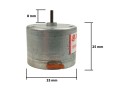 Levotočivý 12V motor magnetofonu CCW EG-530AD-2B Mabuchi