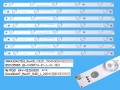 Sada LED podsvícení 855mm pro LCD TV 43" Hitachi / ChangHong 8 kusů