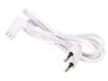 Úhlový síťový kabel 3m pro napájení 230V bílý