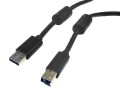 USB 3.0 kabel typ A na typ B, 1,8 m
