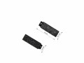 Uhlíkové kartáče do elektromotoru šicího stroje JUKI 2 ks, 3,9x4,3x12 mm s čepem 3 mm