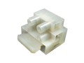 Pojistková svorkovnice 5x20 mm 1+1, nylon 20x28x20 mm, 10 A
