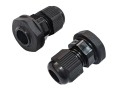 Kabelová průchodka s PG závitem pro vodiče 3,5-6 mm, IP68, černá PA6.6