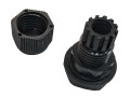 Kabelová průchodka s PG závitem pro vodiče 3,5-6 mm, IP68, černá PA6.6