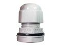 Kabelová průchodka s PG závitem pro vodiče 6-12 mm, šedá, IP68, PA6.6