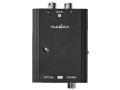 Digitální audio převodník 1x Toslink / SPDIF na 2x RCA cinch konektory