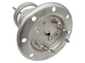 Nerezová příruba s topným tělesem 3000 W (2000W + 1000W), průměr 170 mm, 8 šroubů