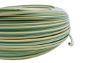 Silikonový kabel CSA 2,5 mm² zelenožlutý