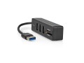 USB hub s 3 porty USB-A 3.2 Gen 1 a čtečkou SD/microSD karet