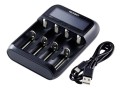 Nabíječka akumulátorů IPC-2 s USB-C pro AA a AAA baterie