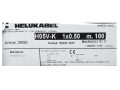 Instalační kabel H05V-K 1x0,5 mm² modrý Cu lanko HELUKABEL 29083
