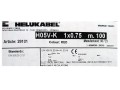 Instalační kabel H05V-K 1x0,75 mm² červený, měděné lanko