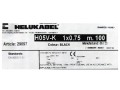 Instalační kabel H05V-K 1x0,75 mm² černý - Cu lanko HELUKABEL 29097