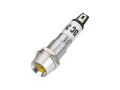 LED kontrolka žlutá 12V AC/DC s kovovou objímkou M8