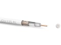 Koaxiální kabel Zircon CU 125 AL 6,8 mm, 75 Ohm, 100 m, bílý
