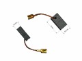 Sada uhlíků do elektromotorů XTline 2 ks 6,2 x 10,9 x 19 mm HD30-86