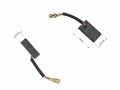 Uhlíkové kartáče do elektromotorů Extol 2ks 5,9x9,9x18 mm
