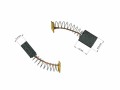 Set uhlíků do elektromotoru Extol 2 ks 6,4 x 10,9 x 13 mm