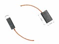 Náhradní uhlíky do elektromotoru 7x12x20 mm, sada 2 kusů