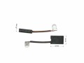 Sada uhlíků do elektromotoru Bosch 2ks, 6,3 x 16 x 23 mm s bočním vývodem