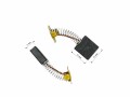 Náhradní uhlíky do elektromotorů 7x17x17 mm, sada 2 ks
