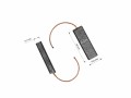 Sada uhlíků do elektromotoru vysavače Zelmer 2 ks 6,1x10,8x34 mm bez držáku