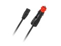 Napájecí kabel 2m s konektorem do autozapalovače pro autochladničku