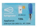 Modrá žárovka do ledničky 25W E14 420lm 00612235 Bosch/Siemens