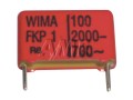 Impulzní kondenzátor 100pF 2000V s roztečí 15mm