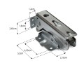Sada pantů dveří lednice 704009500 LIEBHERR originální