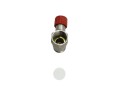 Pojistný ventil 3/4" s přetlakem 6,7 bar, vnitřní a vnější závit, délka 50 mm