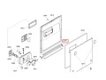 Spodní těsnění dveří myčky Bosch Siemens 00298534 originální