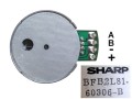 Dvourychlostní 12V motor magnetofonu Sharp BFB2L81 levotočivý CCW