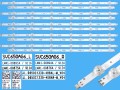 Sada LED podsvitu Samsung SVC650AG6 pro 65" LCD TV s 10 pásky 1304mm