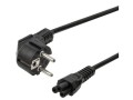 Napájecí síťový kabel 2m s konektorem C5 pro notebooky a TV