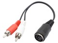 Audio redukce DIN 5pin na 2x CINCH konektor