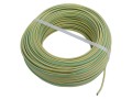 Silikonový kabel CSA 2,5 mm² zelenožlutý