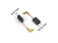 Náhradní uhlíky 2ks do elektromotorů 4,9 x 10,9 x 16 mm CB325 194074-2