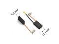 Sada 2 uhlíků do elektromotorů Bosch 6,2 x 12,4 x 24 mm