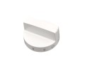 Bílý ovládací knoflík plotny pro sporák Mora a Gorenje 381693, 231648