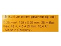 Silikonový měděný kabel 0,25mm² červený - metráž