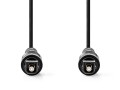 Optický audio kabel Toslink 1 m s konektory Nedis
