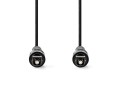 Optický audio kabel Toslink 3 m černý Nedis