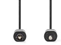 Optický audio kabel Toslink na 3,5mm jack 1 m černý