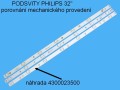 Sada LED podsvitu Philips GJ-2K15-D2P5-315-D307-V3 s 3 pásky 615mm