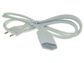 Dvoupinový prodlužovací kabel 230V 2,5A, 3 metry